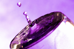 Purple Water Drop